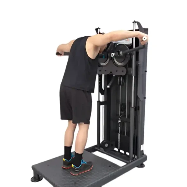 standing multi fligth peso integrado Maquinas de ejercicios equipos para gimnasio bunker fitness cdmx